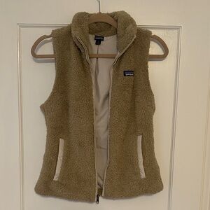Patagonia Beige Fleece Vest